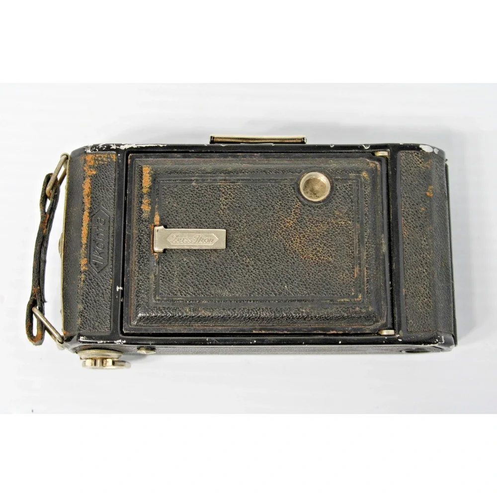 Vintage 1930s Zeiss Ikon 520/14 German Folding Bellows Camera for 2x3in, 5x7.5cm